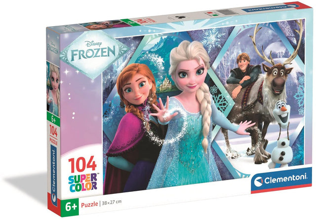 Clementoni - puzzle - 104 elementy - mrożone - puzzle dla dzieci - od 6 lat