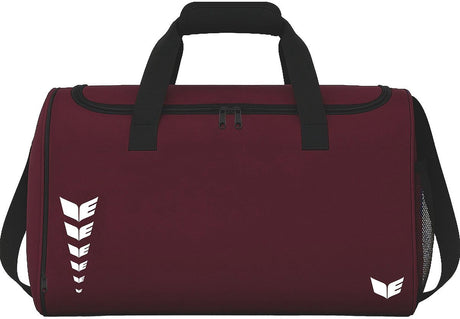 Erima intro line (size large) sporttas met zijvakken - new bordeaux | maat: l