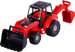 Cavallino Junior Koparka Ciągnik czerwony