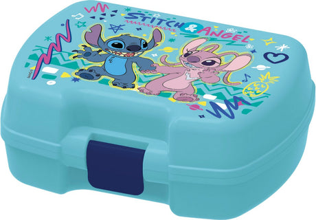Pudełko na lunch Stor Disney's Stitch – pudełko na lunch premium dla dzieci od 4 lat – hermetyczne – wolne od BPA – jasnoniebieskie