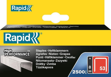 Szybki nr. 53 zszywki z cienkiego drutu 6 mm - 2500 zszywek