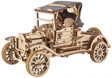 Drewniany model 3D Ugears - model samochodu retro