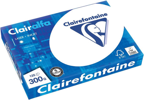 Clairefontaine - clairalfa - papier prezentacyjny - a4 - 300 gramów - 125 ark.