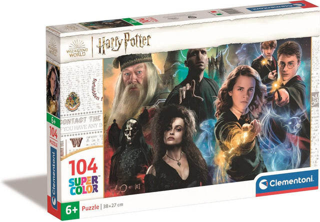 Clementoni - puzzle - 104 elementy - harry potter - puzzle dla dzieci - od 6 lat