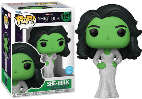 Funko-pop! cud: she-hulk - gala ona hulk #1127 edycja brokatowa