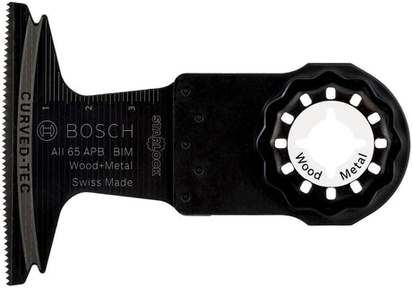 Brzeszczot wgłębny Bosch - bim aiz 65 bb do drewna i gwoździ 40 x 65 mm