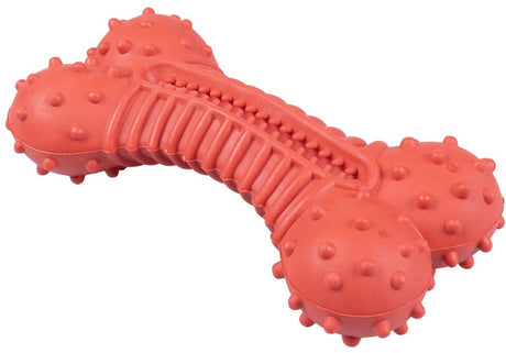 Duvo plus zabawka do żucia Griplay z zakrzywioną nogą dla psów 12x10x5,5cm czerwona