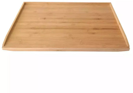 Kinghoff kh-1683 bambusowa deska do krojenia deska do serwowania | duży rozmiar 55x43 cm | deska do krojenia z podwyższoną krawędzią | do ciasta, warzyw makaronowych
