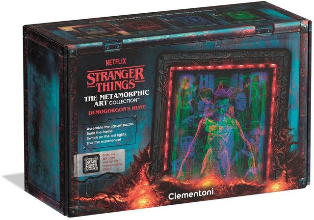 Clementoni - puzzle - Stranger Things - kolekcja morfingu - jedenaście - puzzle z oświetleniem RGB i efektem morfingu - 520 elementów