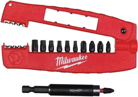 Kasety z bitami śrubowymi Milwaukee Shockwave Impact Duty™ Zestaw prowadnic do napędu CD SHW V2 - 12 szt. - 4932430910