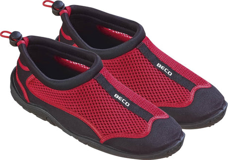 Buty do wody Beco - czarno czerwone - neopren - rozmiar 38