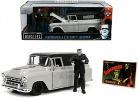 Jada Chevrolet Suburban z pomnikiem Frankensteina