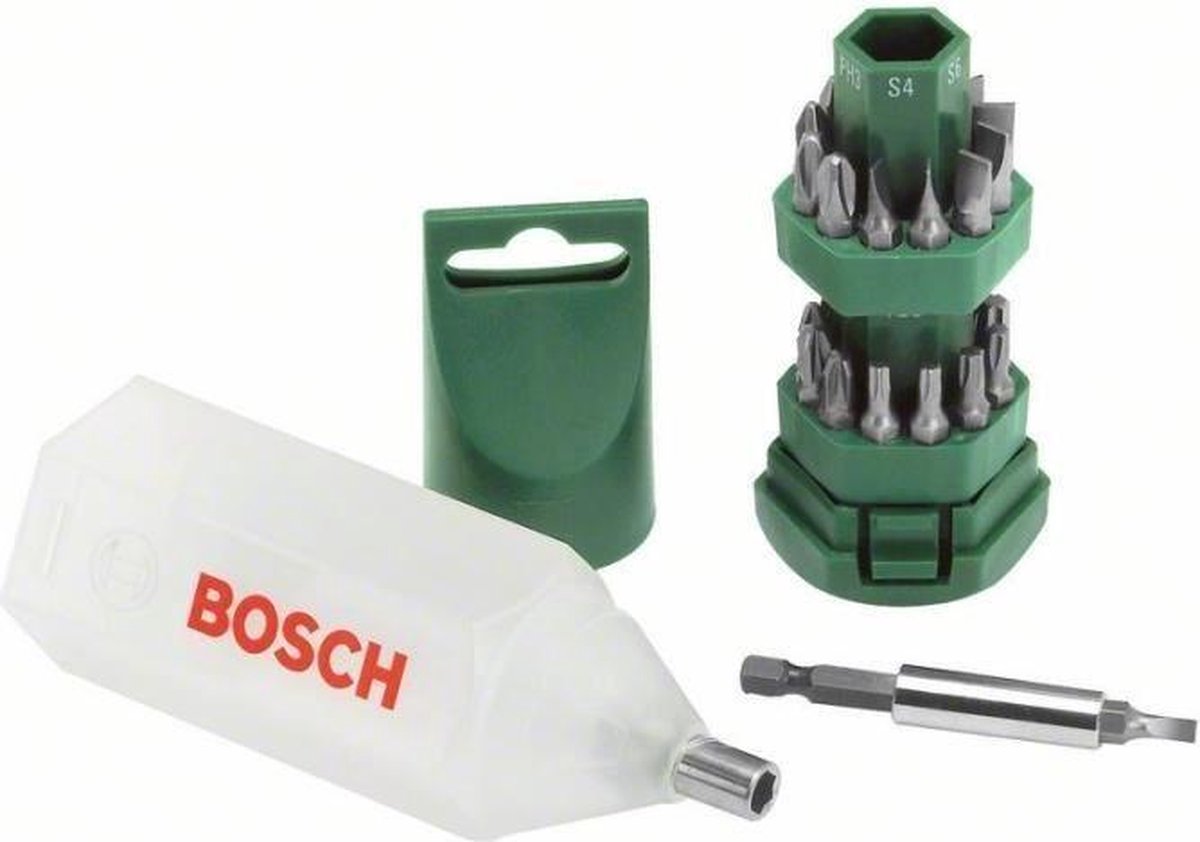 Zestaw bitów Bosch - dozownik dużych bitów - 25 sztuk