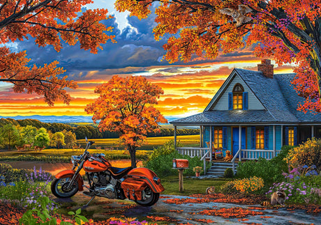 Puzzle Castorland Jesienna przejażdżka - 500 elementów puzzli dla dorosłych.