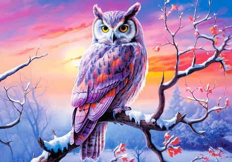 Puzzle Castorland sowa - 500 sztuk kolorowych zabawek.