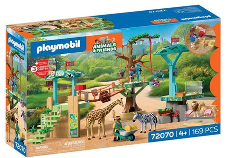 Playmobil – 72070 – speelset – zoo avontuur – 169 delen