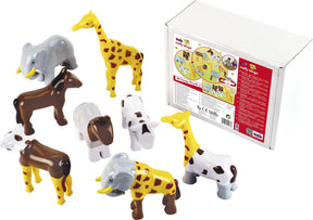 Magnetyczne puzzle ze zwierzętami Klein Toys Early Steps - 8 zwierząt - 32 elementy