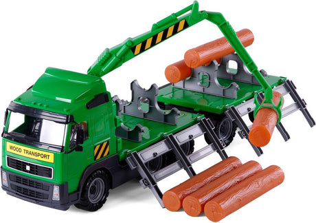 Cavallino Volvo Wood Transport Truck z przyczepą
