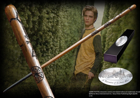 Niemarkowa różdżka sans marque harry potter (magiczna) cedric diggory (edycja postaci) brązowa