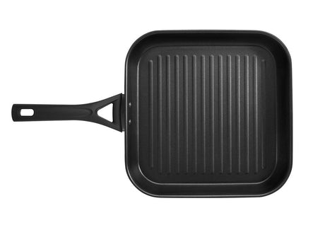 Pyrex - patelnia grillowa Expert Touch 28 cm - stal nierdzewna - kolor srebrny