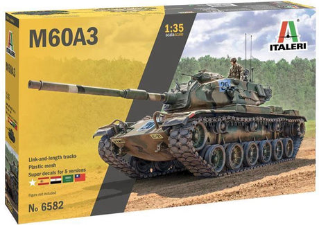 Italeri model pojazdów wojskowych - 6582 m60a3 czołg USA plastikowy - 1:35 - modelarstwo
