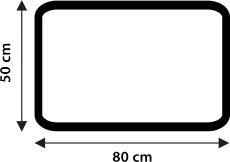 Mata do kąpieli Differnz popcorn 50x80cm czarna