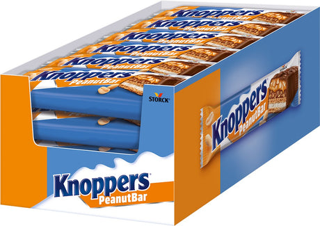 Batonik orzechowy Knoppers pojedynczy (24x 40gr)