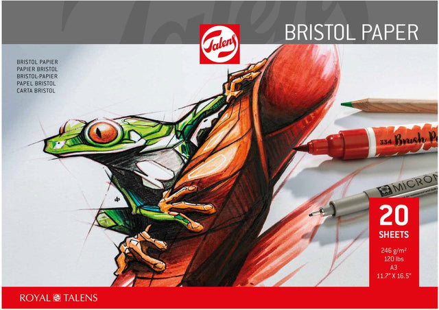 Papier Talens Bristol 20 arkuszy 246 gr A3