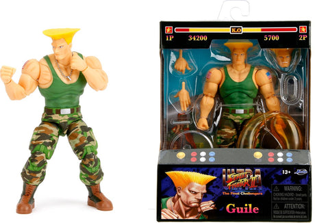 Jada Toys Ultra Street Fighter II: The Final Challengers Figurka 1 12 Guile 15 cm Figurka