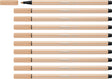Stabilo pen 68 - premium viltstift - nude - doos 10 stuks