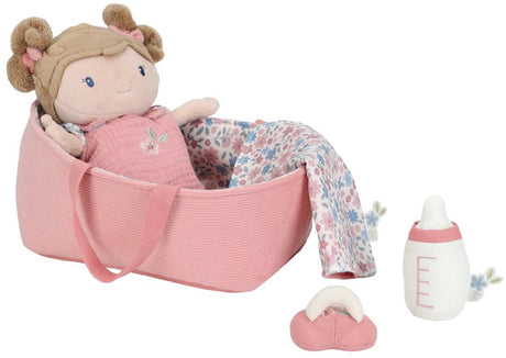 Mała holenderska laleczka bobas - różowa - 35 cm