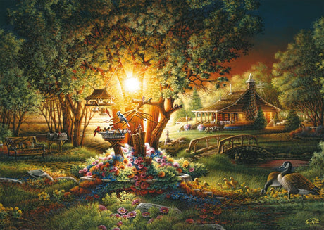 Puzzle Schmidt wspaniały wiosenny blask - puzzle 1000 elementów.