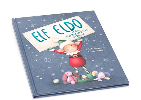 Książka dla dzieci Jellycat Elf Eldo i przygoda Flickenhazena Schnuck.