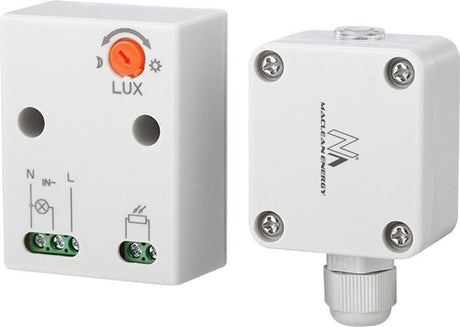 Maclean mce35 - wyłącznik zmierzchowy z czujnikiem zewnętrznym o mocy max 3450w
