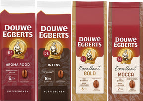 Pakiet odmian kawy ziarnistej Douwe Egberts - 4 x 500 gramów