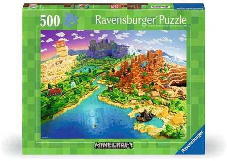 Puzzle Ravensburger wt: Minecraft - układanka - 500 elementów