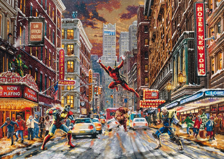 Schmidt - układanka - cud - Deadpool, dzień śniegu - Thomas Kinkade Studios - 1000 elementów - dorośli - od 12 lat