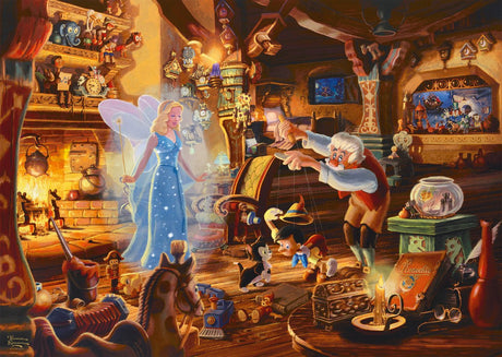 Schmidt - Disney Pinokio - Thomas Kinkade - 1000 elementów - układanka