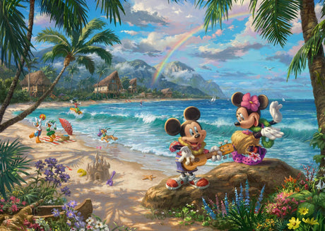 Puzzle Schmidt Myszka Miki i Minnie Hawaje - 1000 elementów Disney.