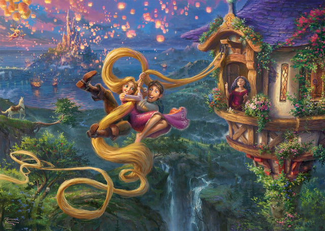 Puzzle Schmidt Disney Roszpunka splątane 1000 elementów z kreskówek.
