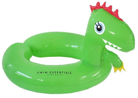 Niezbędne akcesoria do pływania - basen - ø95 cm - zielony - wymarzony krajobraz - dziecko - nadruk dinozaura