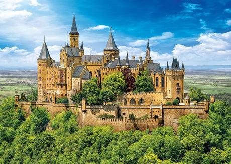 Eurographics - Zamek Hohenzollernów, Niemcy - 1000 elementów 68×48cm (szer.×wys.) - układanka