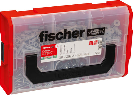 Fischer fixtainer - wtyczka sx plus, wtyczka uniwersalna ux 6 i 8 s ze śrubami