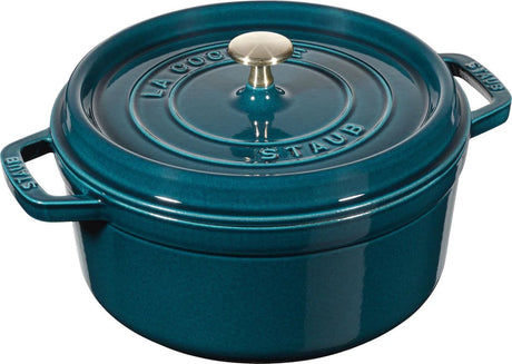 Staub 'la mer' nowa klasyczna patelnia - 24 cm - niebieska