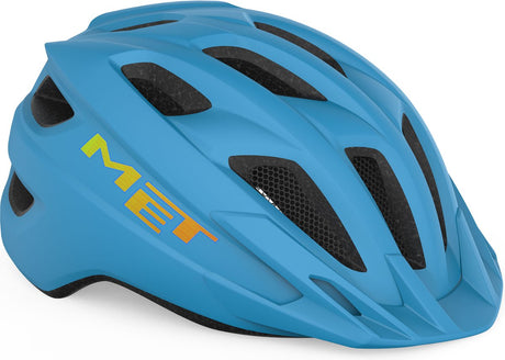 Z kaskiem rowerowym crackerjack chłopcy dziewczęta - kask rowerowy dziecięcy - rozmiar unisize (52-57cm) - cyjan matowy