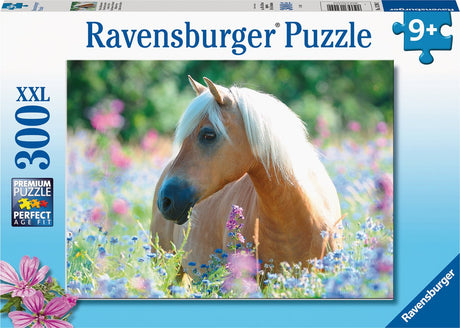 Puzzle Ravensburger Koń wśród kwiatów - układanka - 300 elementów