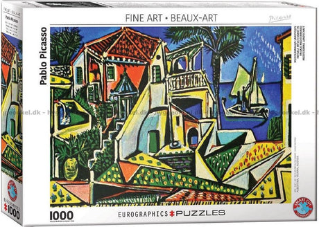 Eurographics - Krajobraz śródziemnomorski [paysage méditerranéen] - Pablo Picasso - 1000 elementów 68×48cm (szer.×wys.) - puzzle artystyczne