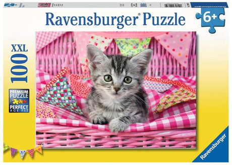 Puzzle Ravensburger słodki kotek - układanka - 100 elementów