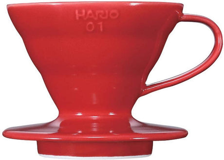 Kroplownik Hario v60-02 ceramiczny - czerwony