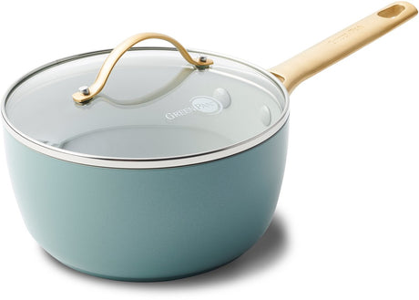 Zapasowa patelnia do sosu Greenpan Padova 18 cm błękitna